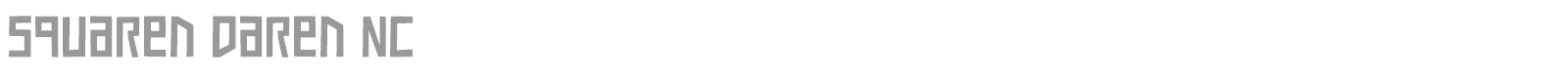 Squaren Daren font preview